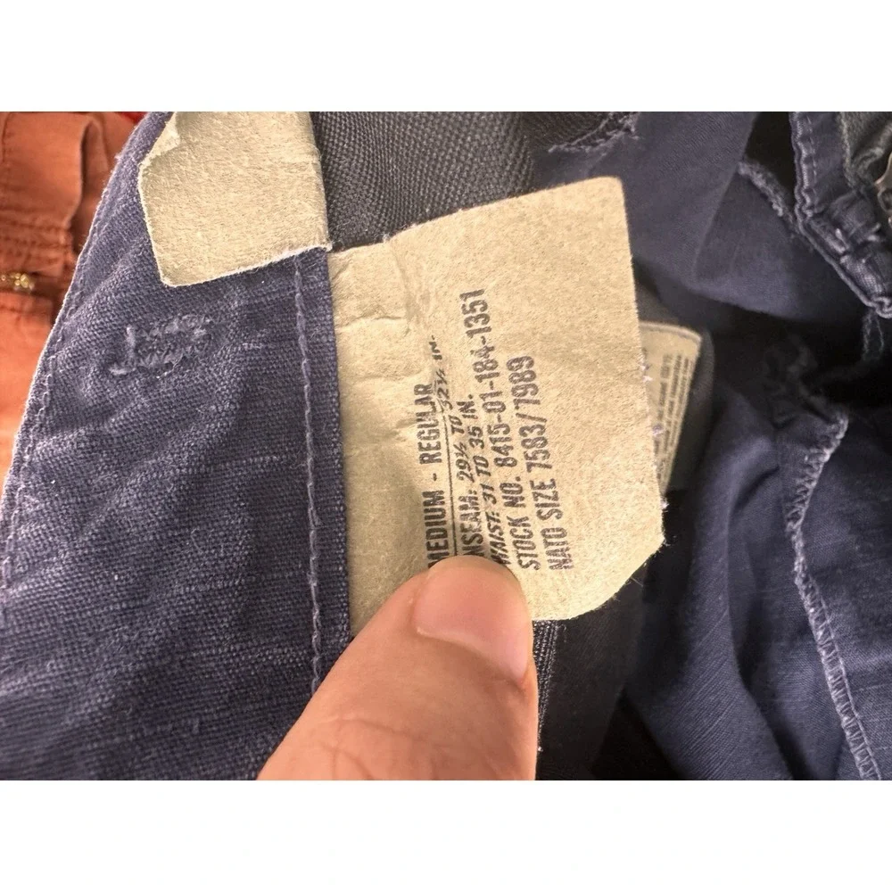PROPPER Mens Tactical Cargo Pants Size Blue ‎ Gusset Reinforced Medium